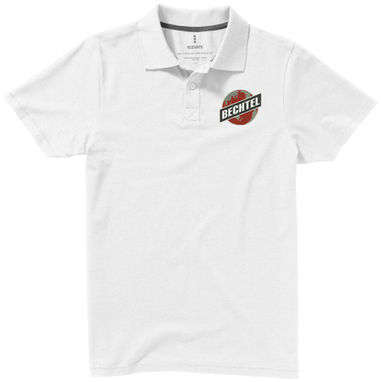 Рубашка поло с короткими рукавами Seller, цвет белый  размер XS - 38090010- Фото №3