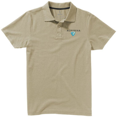 Рубашка поло с короткими рукавами Seller, цвет хаки  размер L - 38090053- Фото №3