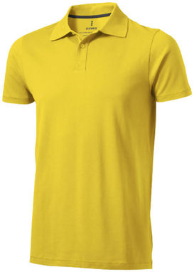 Сорочка поло з короткими рукавами Seller, колір жовтий  розмір S - 38090101- Фото №1