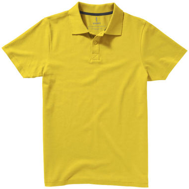 Сорочка поло з короткими рукавами Seller, колір жовтий  розмір M - 38090102- Фото №4