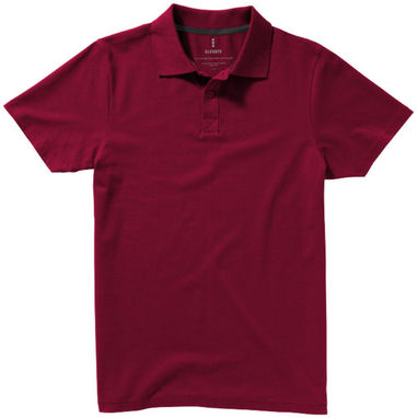Рубашка поло с короткими рукавами Seller, цвет бургунди  размер L - 38090243- Фото №4