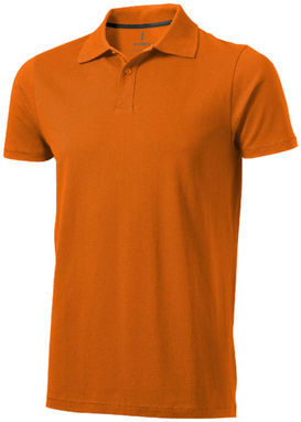 Сорочка поло з короткими рукавами Seller, колір оранжевий  розмір XS - 38090330- Фото №1
