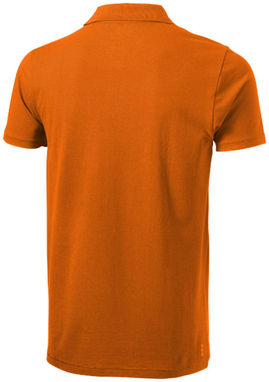 Сорочка поло з короткими рукавами Seller, колір оранжевий  розмір XS - 38090330- Фото №5