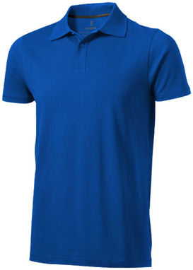 Рубашка поло с короткими рукавами Seller, цвет синий  размер L - 38090443- Фото №1