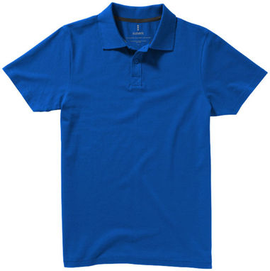 Рубашка поло с короткими рукавами Seller, цвет синий  размер L - 38090443- Фото №4