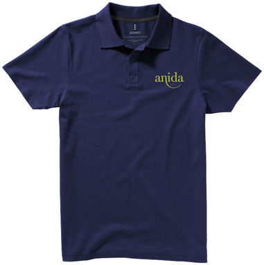 Рубашка поло с короткими рукавами Seller, цвет темно-синий  размер S - 38090491- Фото №2
