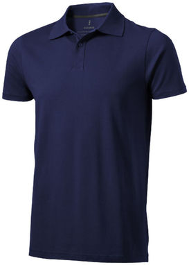 Рубашка поло с короткими рукавами Seller, цвет темно-синий  размер L - 38090493- Фото №1