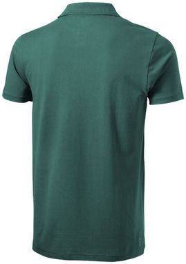 Рубашка поло с короткими рукавами Seller, цвет зеленый лесной  размер S - 38090601- Фото №5