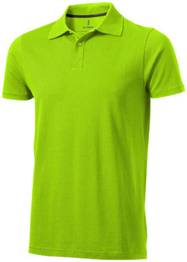 Рубашка поло с короткими рукавами Seller, цвет зеленое яблоко  размер S - 38090681- Фото №1
