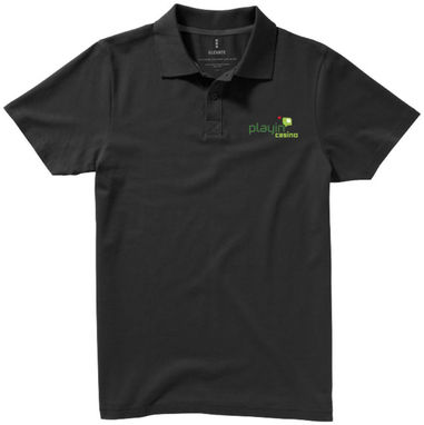 Рубашка поло с короткими рукавами Seller, цвет антрацит  размер XS - 38090950- Фото №2