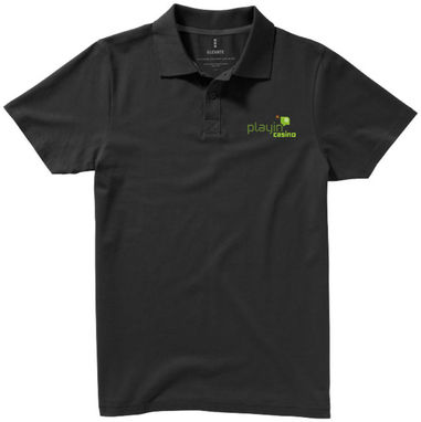 Рубашка поло с короткими рукавами Seller, цвет антрацит  размер XS - 38090950- Фото №3