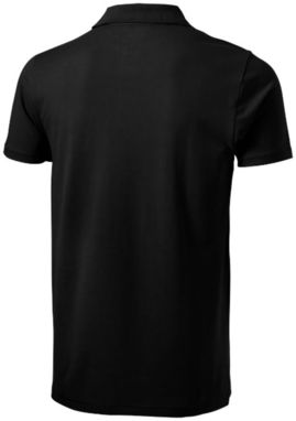 Сорочка поло з короткими рукавами Seller, колір суцільний чорний  розмір XS - 38090990- Фото №5