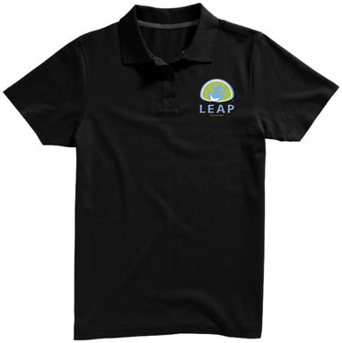 Рубашка поло с короткими рукавами Seller, цвет сплошной черный  размер L - 38090993- Фото №3