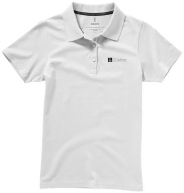 Рубашка поло женская с короткими рукавами Seller, цвет белый  размер XL - 38091014- Фото №2