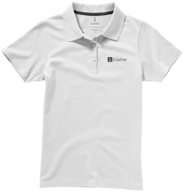 Рубашка поло женская с короткими рукавами Seller, цвет белый  размер XL - 38091014- Фото №3