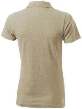 Рубашка поло женская с короткими рукавами Seller, цвет хаки  размер L - 38091053- Фото №5