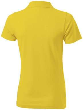 Рубашка поло женская с короткими рукавами Seller, цвет желтый  размер XS - 38091100- Фото №5