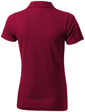 Сорочка поло жіноча з короткими рукавами Seller, колір бургунді  розмір M - 38091242- Фото №5