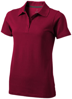 Сорочка поло жіноча з короткими рукавами Seller, колір бургунді  розмір XXL - 38091245- Фото №1