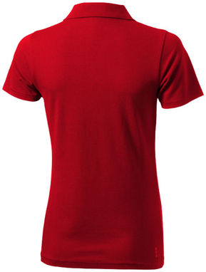 Рубашка поло женская с короткими рукавами Seller, цвет красный  размер XS - 38091250- Фото №5