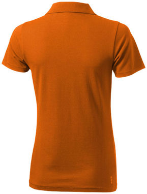 Рубашка поло женская с короткими рукавами Seller, цвет оранжевый  размер XS - 38091330- Фото №5