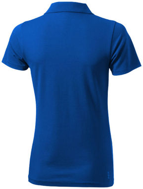 Рубашка поло женская с короткими рукавами Seller, цвет синий  размер XS - 38091440- Фото №5