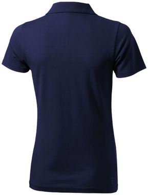 Рубашка поло женская с короткими рукавами Seller, цвет темно-синий  размер XS - 38091490- Фото №5