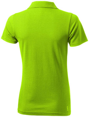 Рубашка поло женская с короткими рукавами Seller, цвет зеленое яблоко  размер L - 38091683- Фото №5