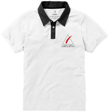 Рубашка поло с короткими рукавами York, цвет белый  размер XL - 38092014- Фото №2
