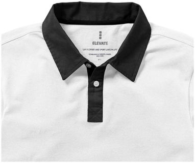 Сорочка поло з короткими рукавами York, колір білий  розмір XL - 38092014- Фото №5