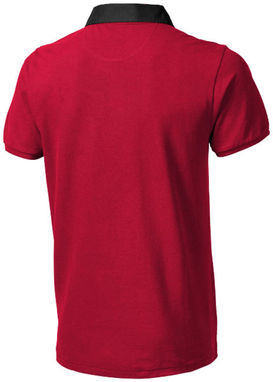 Рубашка поло с короткими рукавами York, цвет красный  размер M - 38092252- Фото №4