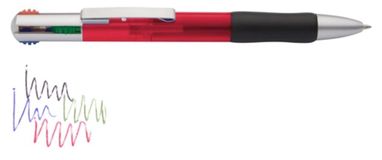 Ручка 4 Colour, цвет красный - AP805936-05- Фото №1