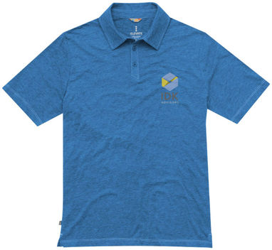 Рубашка поло с короткими рукавами Tipton, цвет синий яркий - 38094530- Фото №2