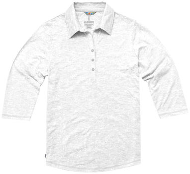 Сорочка поло жіноча з короткими рукавами Tipton, колір білий - 38095010- Фото №3