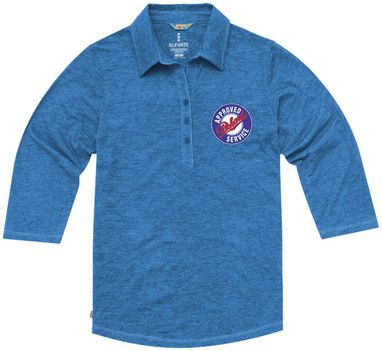 Рубашка поло женская с короткими рукавами Tipton, цвет синий яркий - 38095530- Фото №2