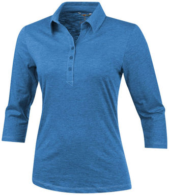Рубашка поло женская с короткими рукавами Tipton, цвет синий яркий - 38095532- Фото №1