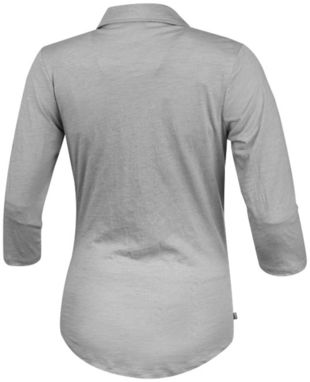 Рубашка поло женская с короткими рукавами Tipton, цвет серый яркий - 38095940- Фото №4