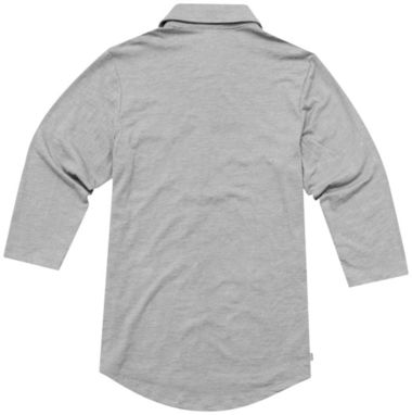 Рубашка поло женская с короткими рукавами Tipton, цвет серый яркий - 38095941- Фото №4
