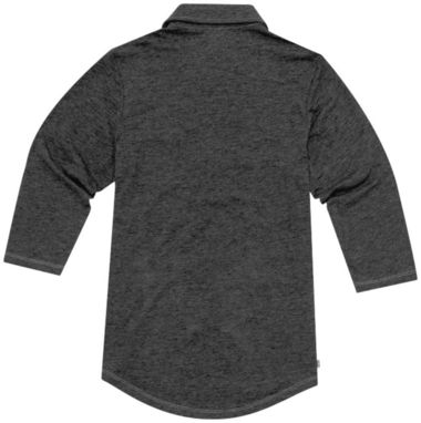 Рубашка поло женская с короткими рукавами Tipton, цвет темно-серый - 38095981- Фото №4