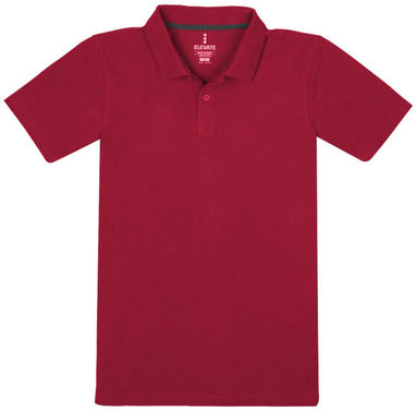 Рубашка поло c короткими рукавами Primus, цвет красный  размер XS - 38096250- Фото №3