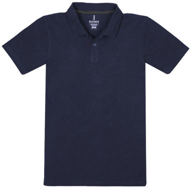 Рубашка поло c короткими рукавами Primus, цвет темно-синий  размер M - 38096492- Фото №3