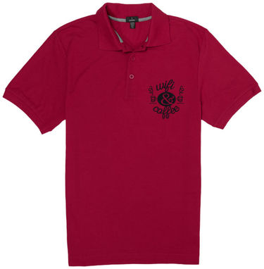 Рубашка поло Crandall, цвет красный  размер XS - 38098250- Фото №2