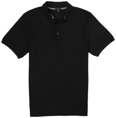 Сорочка поло Crandall, колір суцільний чорний  розмір XS - 38098990- Фото №3