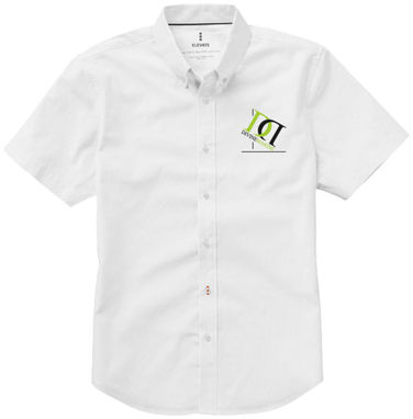 Рубашка с короткими рукавами Manitoba, цвет белый  размер L - 38160013- Фото №2
