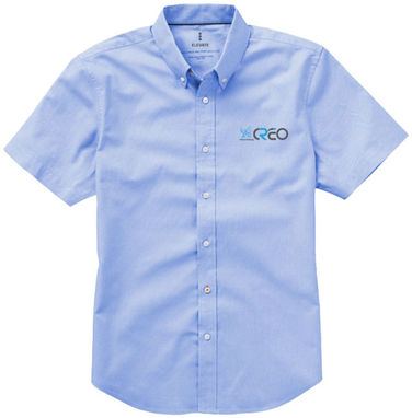 Сорочка з короткими рукавами Manitoba, колір світло-синій  розмір S - 38160401- Фото №2