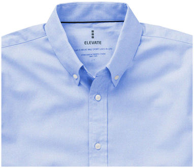 Рубашка с короткими рукавами Manitoba, цвет светло-синий  размер L - 38160403- Фото №5