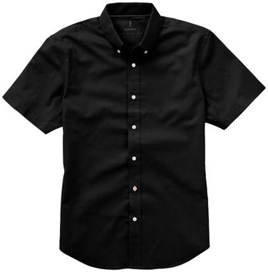 Сорочка з короткими рукавами Manitoba, колір суцільний чорний  розмір XS - 38160990- Фото №3
