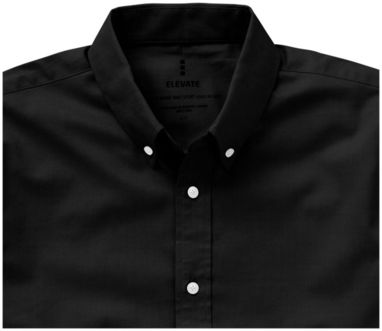 Сорочка з короткими рукавами Manitoba, колір суцільний чорний  розмір XS - 38160990- Фото №5