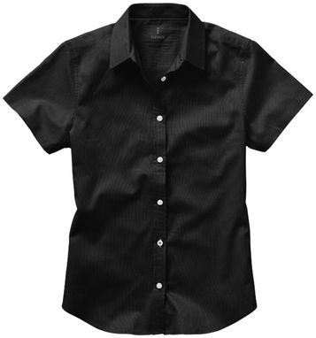 Женская рубашка с короткими рукавами Manitoba, цвет сплошной черный  размер XS - 38161990- Фото №3