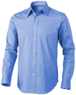 Рубашка с длинными рукавами Hamilton, цвет светло-синий  размер XS - 38164400- Фото №1
